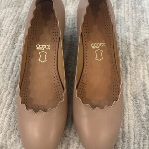 Chloe nude leather Lauren pumps, size 39 1/2